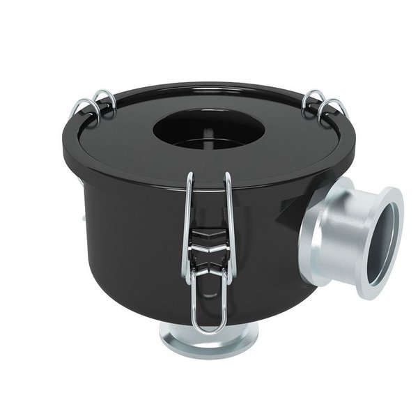 Solberg ISO Inlet Vacuum Black, NW25, 35 SCFM, 5 Micron Polyester Media WL‐843‐NW25B